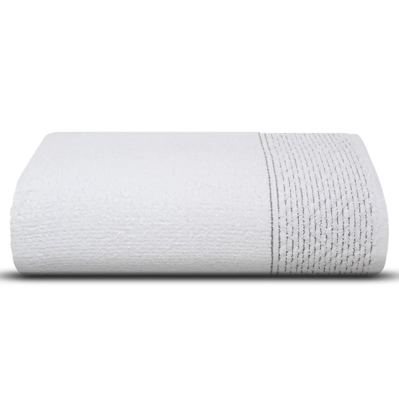 Toalla baño 7416Justa 70x140cm 450gr blanco/beige Cannon