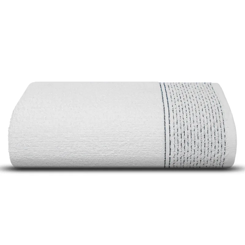 Toalla baño 7416Justa 70x140cm 450gr blanco/gris Cannon
