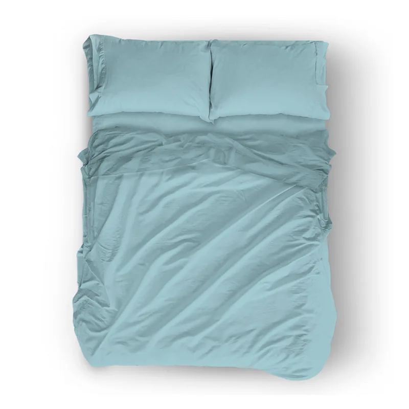 Juego cama sencillo microfibra azul Cannon