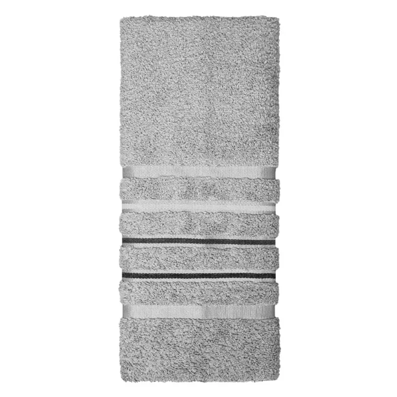 Toalla de manos 4713KARLA 40x70 550g/m2 gris Cannon 1535846