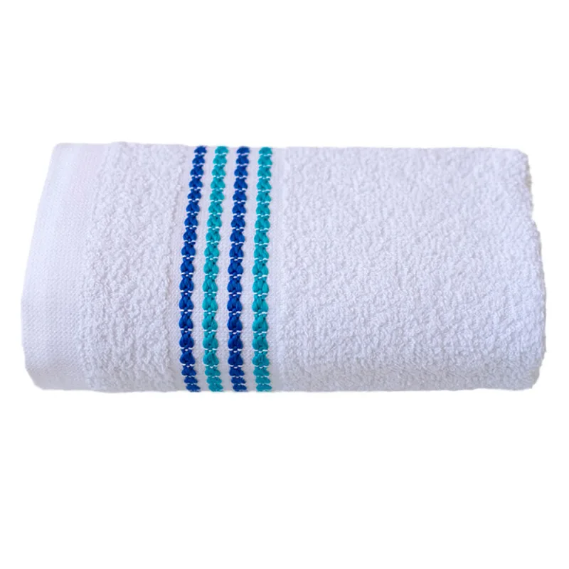 Toalla de manos Bonette 40x70 cm 350g blanco/azul Fatelares