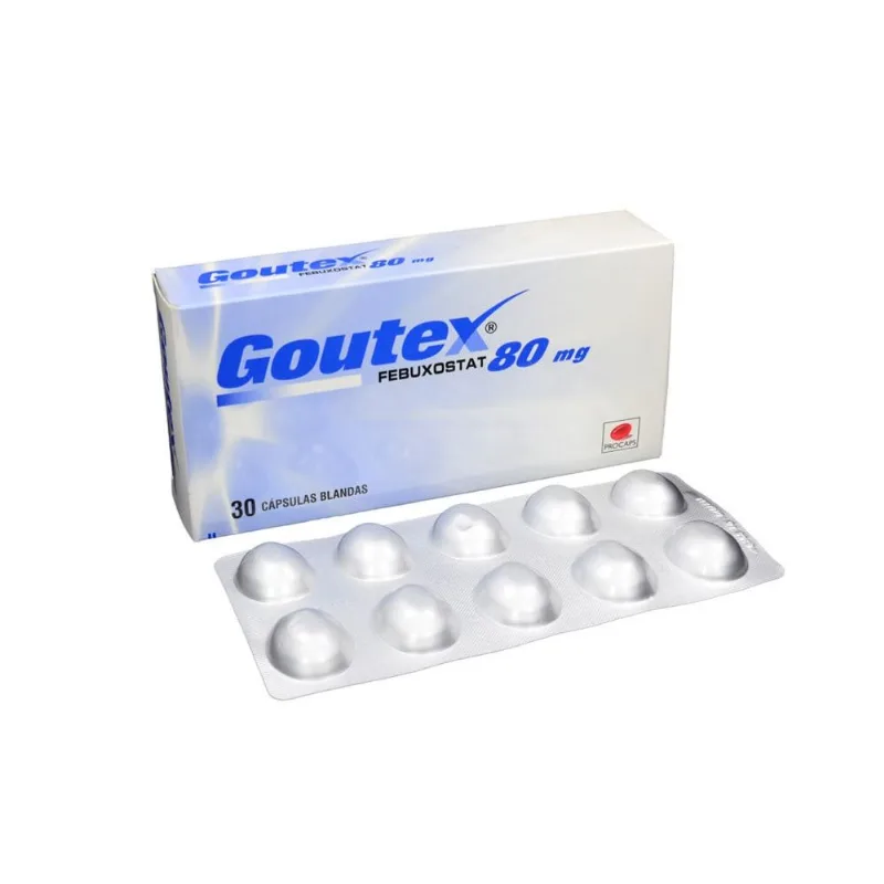 Goutex 80 Mg Caja con 30 Cápsulas Blandas