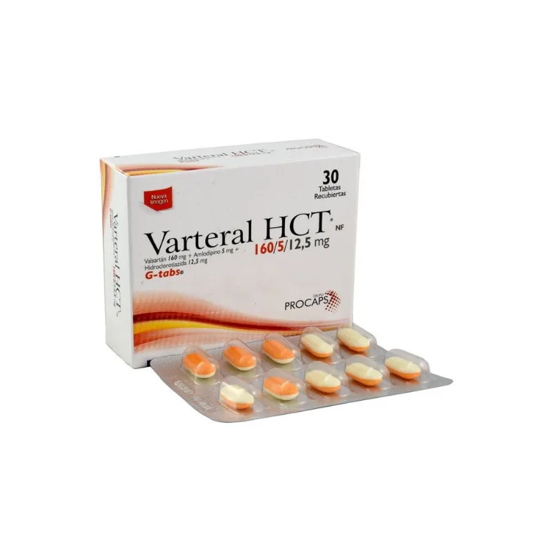 Varteral 160-5-12,5 Mg Caja con 30 Tabletas Recubiertas
