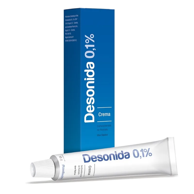 Crema Desonida 0.1% Caja con Tubo con 15 G