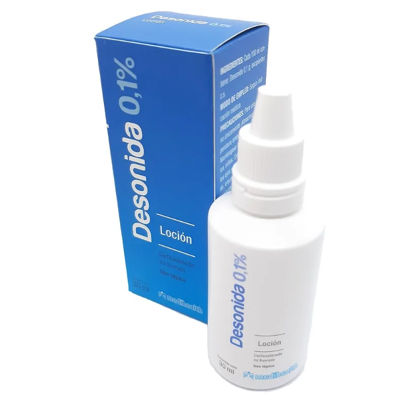 Desonida Loción 0,1 % Caja con Frasco con 30 Ml