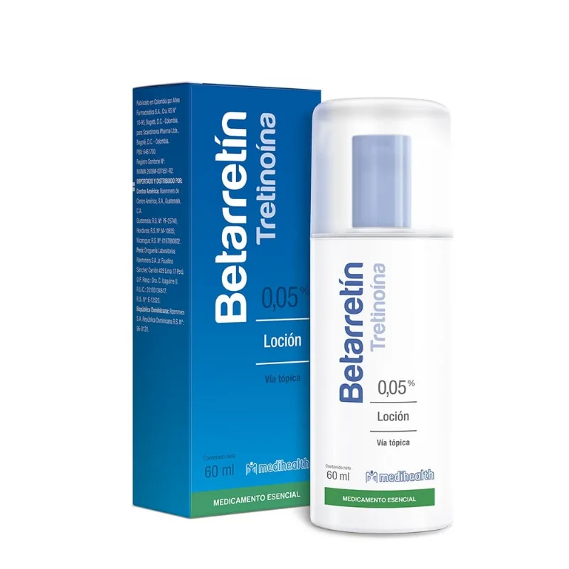 Betarretín en Loción 0,05 % Caja con Frasco con 60 Ml