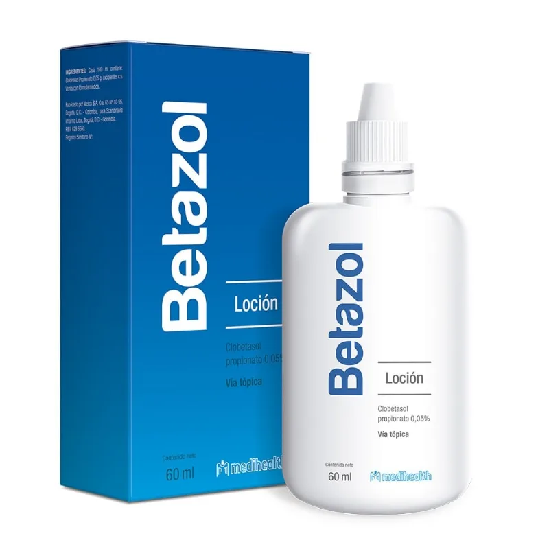 Betazol Loción Caja con Frasco con 60 Ml