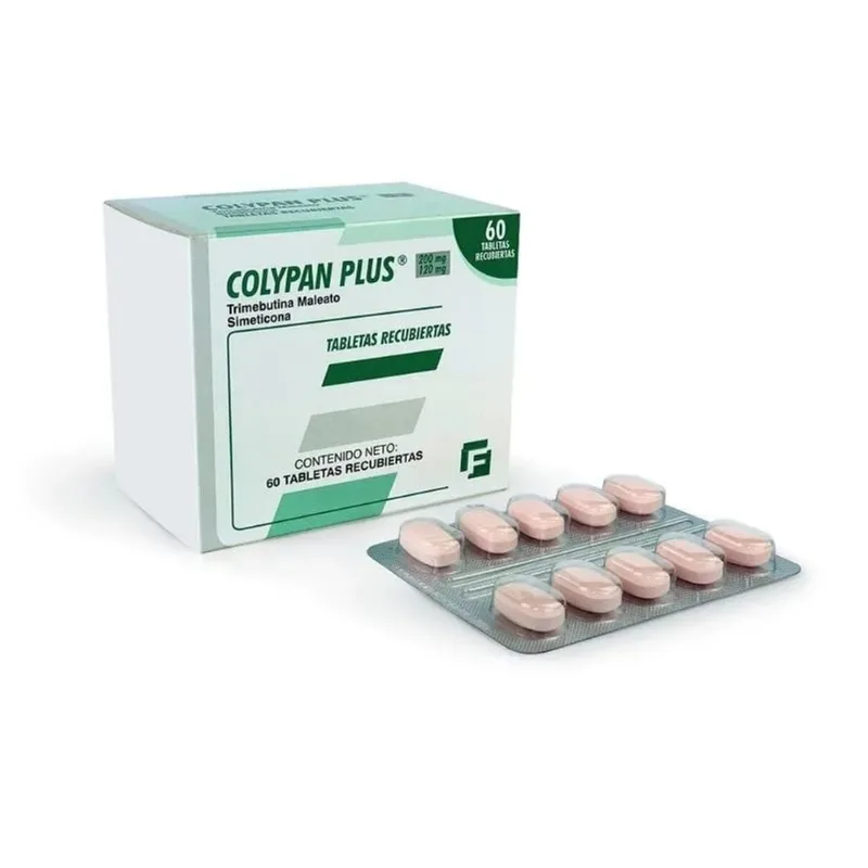 Colypan Plus 200 Mg/120 Mg 60 Tabletas Recubiertas