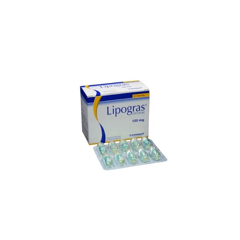 Lipogras 120 Mg Caja con 30 Cápsulas