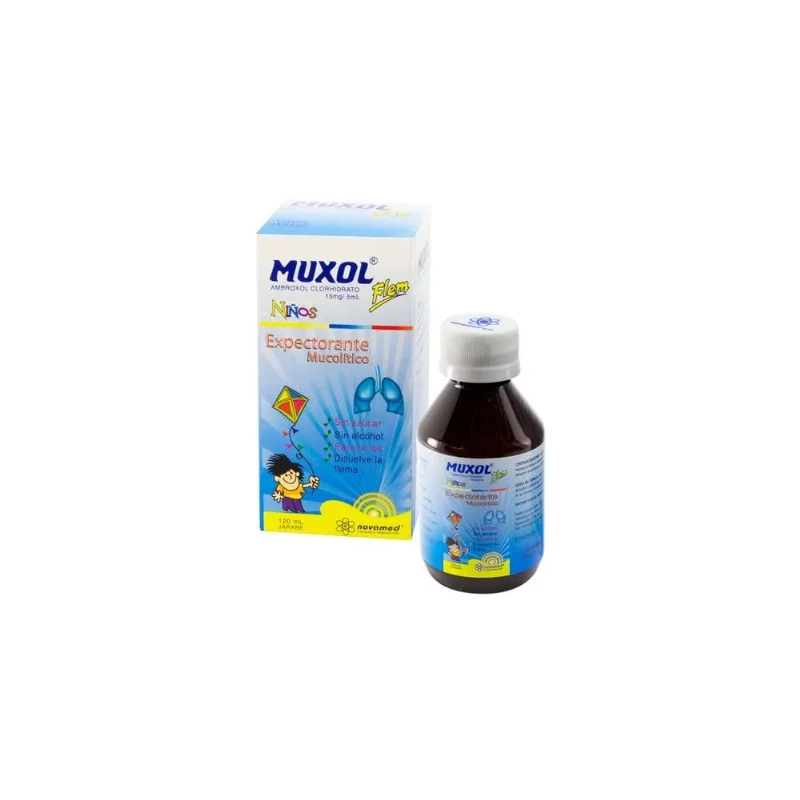 Muxol Flem Niños Jarabe Caja con Frasco con 120 Ml