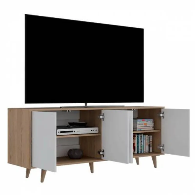 Rack Para Tv Bora Rta Rovere más Blanco Marquez
