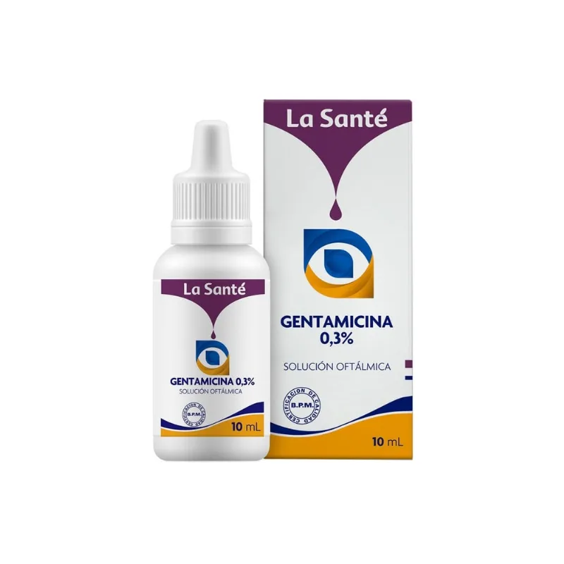 Solución Oftálmica Gentamicina 0,3% 10 Ml