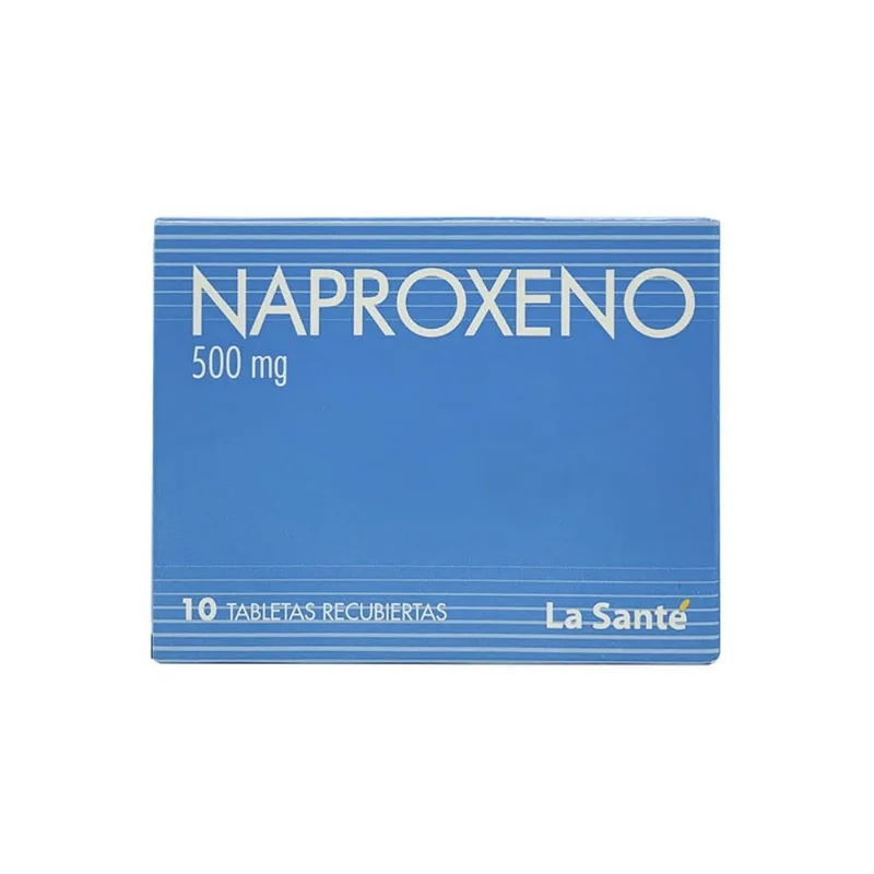Naproxeno 500 Mg la Santé Caja con 10 Tabletas Recubiertas