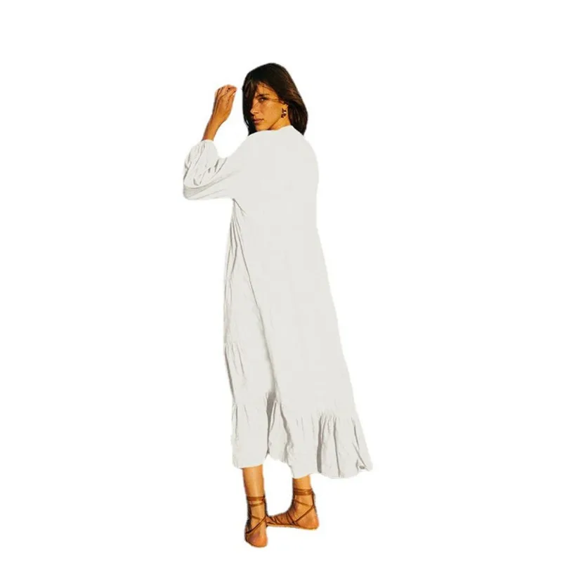 Cardigã Beach Cover Up De Algodão Com Proteção Solar Para Mulheres