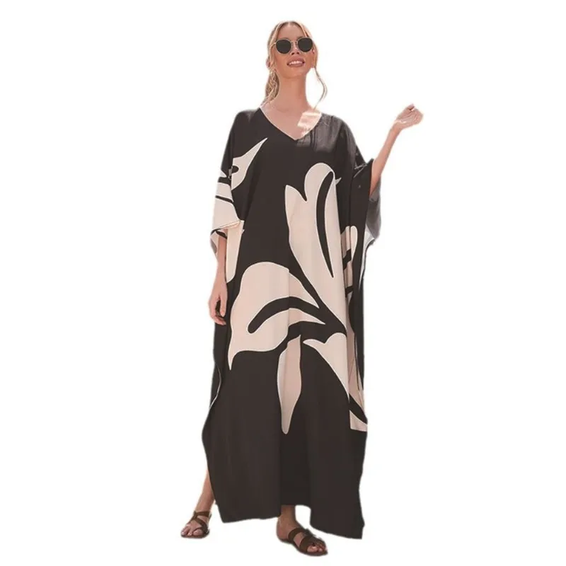 Roupa De Banho Feminina Cardigan Beach Cover Up De Modelagem Folgada