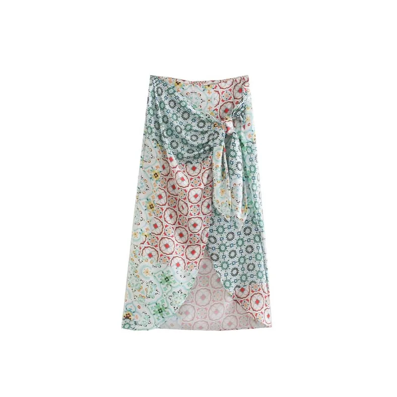 Saia De Cardigã Beach Cover Up Sarong Feminina Multicolorida