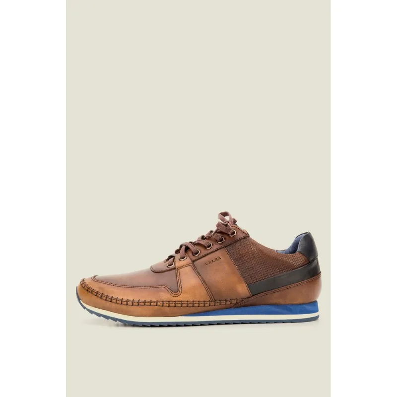 Tenis Egeo de cuero para hombre Café 40