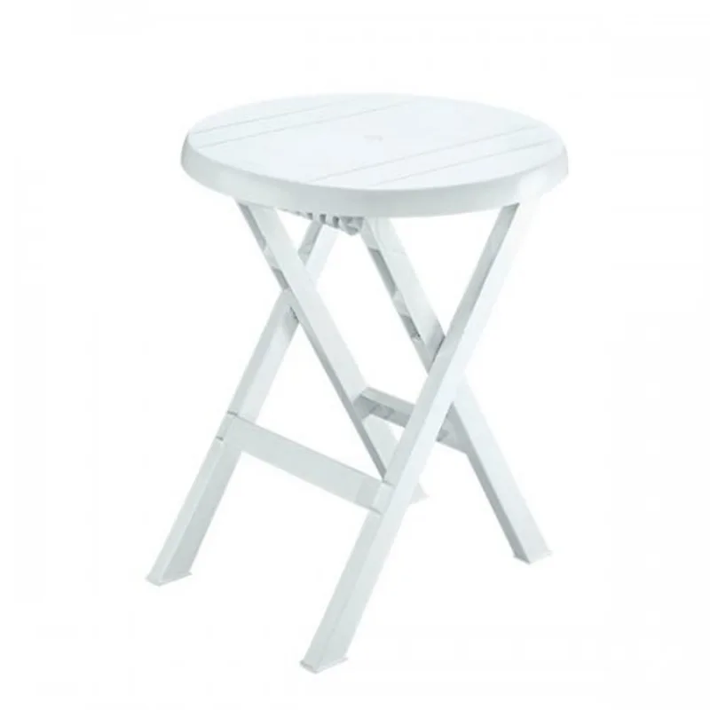 Mesa 60 cm x 74.5 cm Plegable Blanca