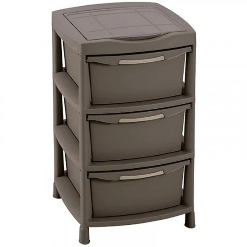 Gavetero Gde 3G 80x48x47 Cm-Mocca
