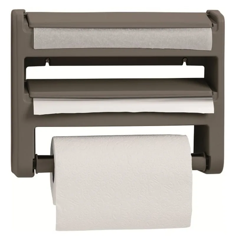 Porta Rollo Triple Mocca + Toalla