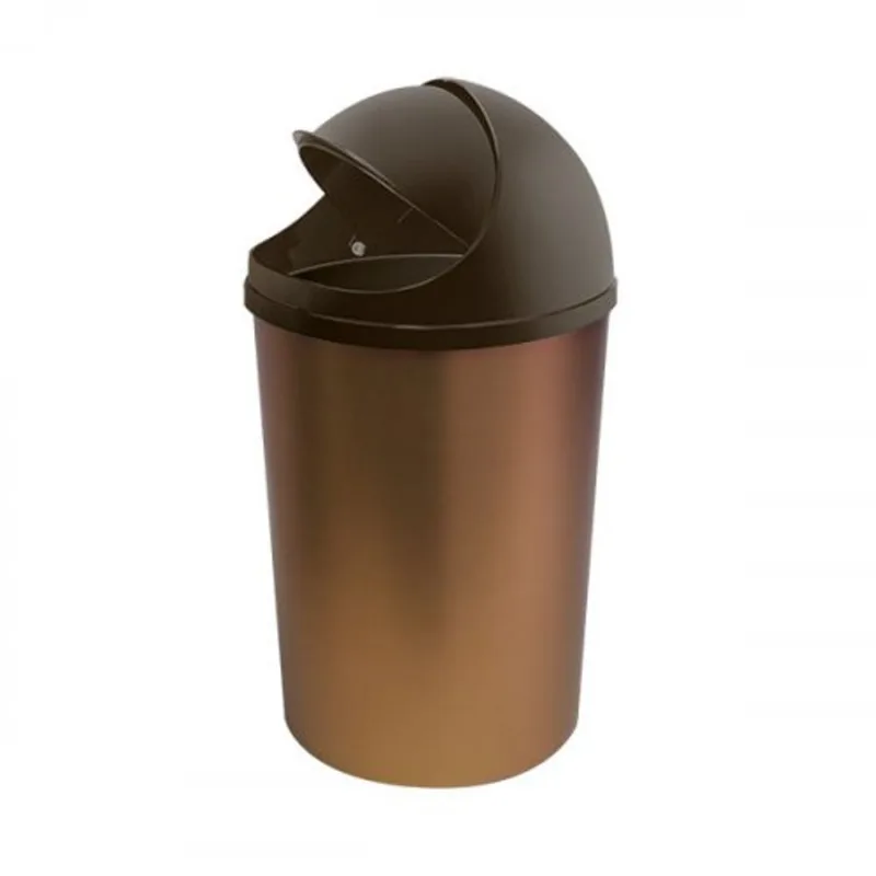 Papelera Rimax 10 Litros Cobre
