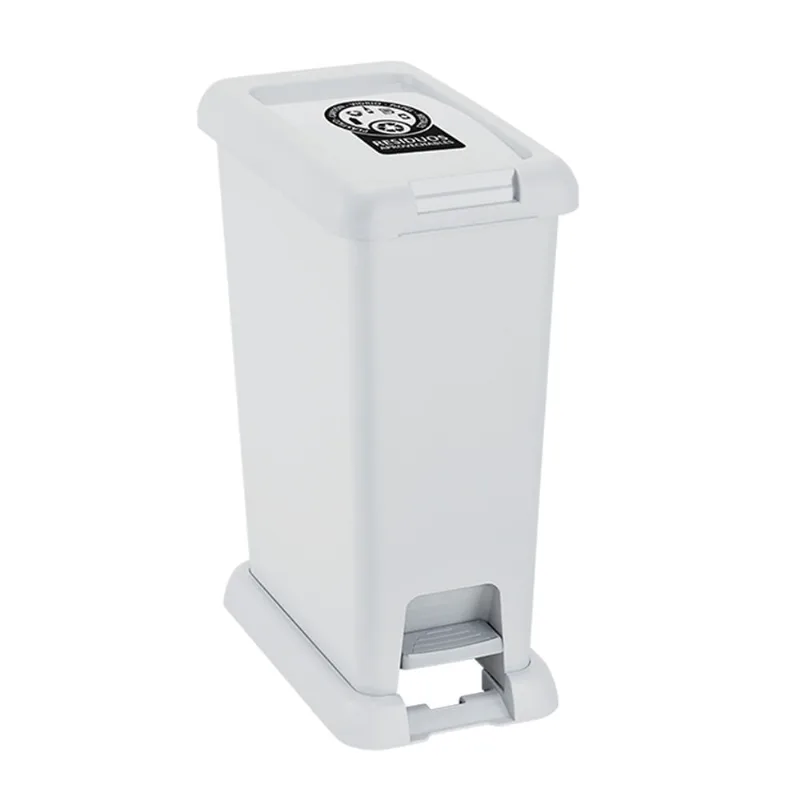 Basurero con pedal 20 litros Rimax blanco Aprovechable (RX-12183)