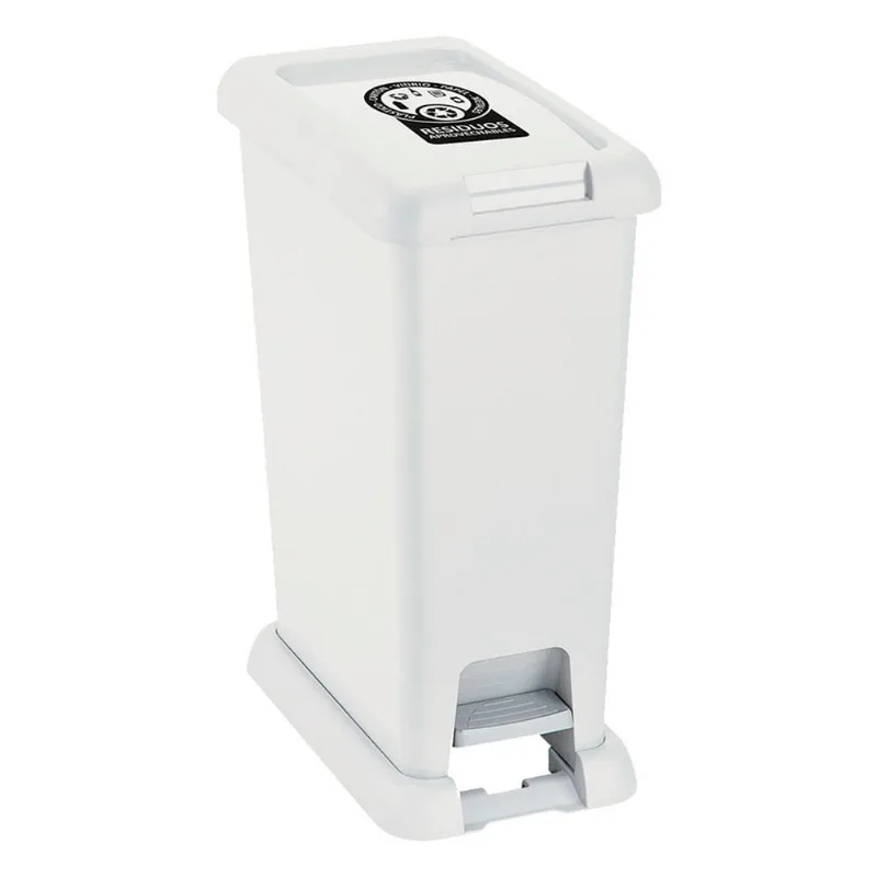 Basurero Rimax Pedal 35l Blanca Aprovechable