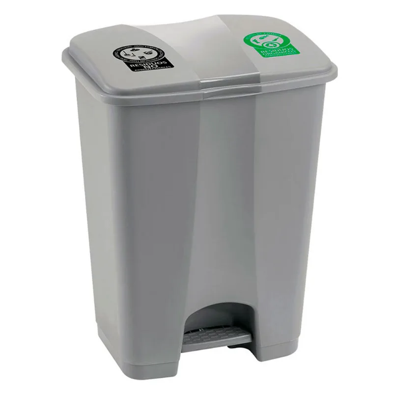 Basurero Rimax 60l Doble Negro Verde