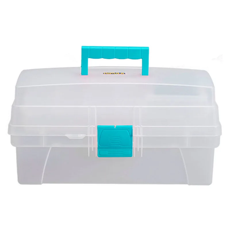 Caja Vanity 14 Natural Azul