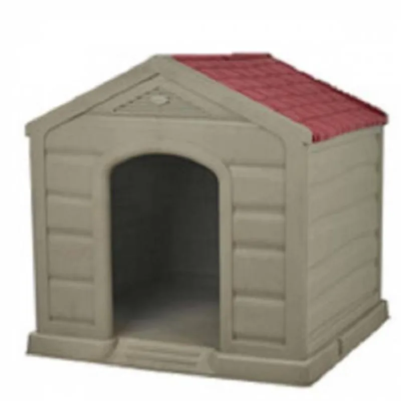 Casa para Perro Razas Medianas y Grandes Taupe Rojo UBQ