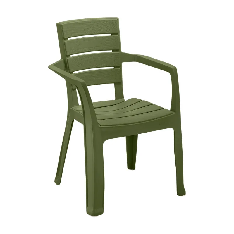 Silla Barú Con Brazos Verde
