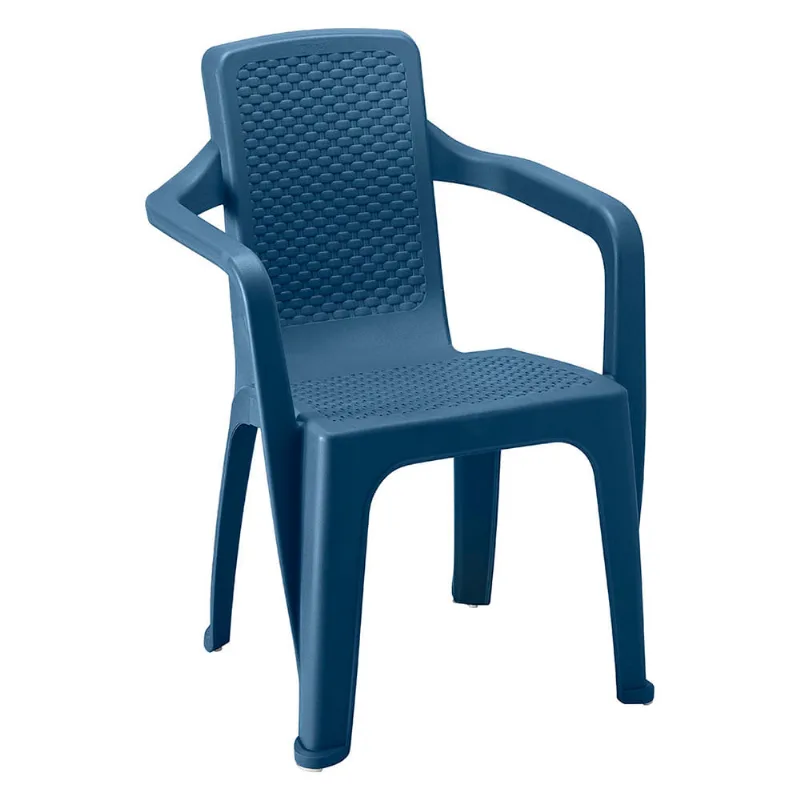 Mesa con brazos Eterna azul petróleo
