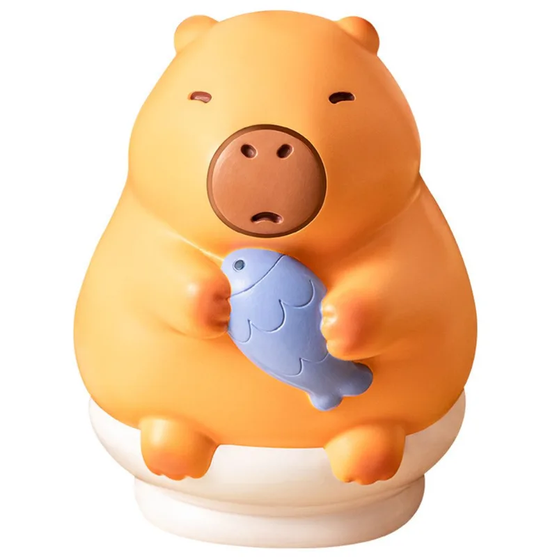 Capivara Fofa De Desenho Animado Money Bank Pvc De Grande Capacidade