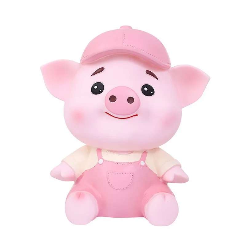 Piggy Bank Cute Cartoon Pig Design Pvc Para Crianças