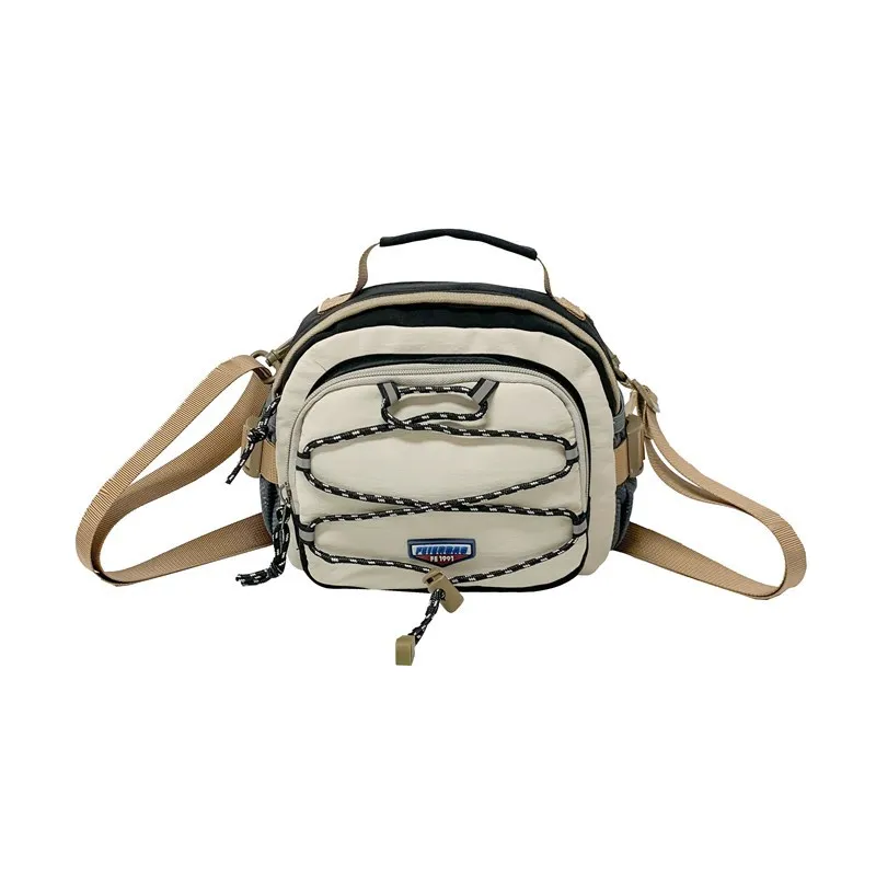 Bolsa Messenger Outdoor Mini Leve De Lona Unissex