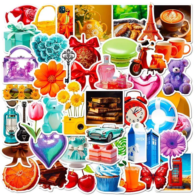 Adesivos De Skate Cartoon Skater Balance Board 50 Unidades