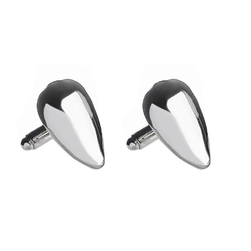 Cuff Links Creative Em Forma De Gota Para Homens, Liga Leve 14,3 G