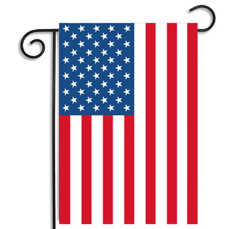 Bandeira De Jardim, Design De Bandeira Americana Dos Eua, 30x45cm, Poliéster