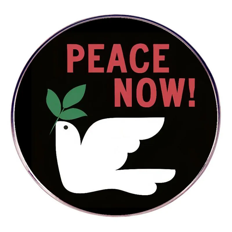 Alfinete De Lapela Peace Dove Alloy Com Ramo De Oliveira 3x3cm - 7,8g