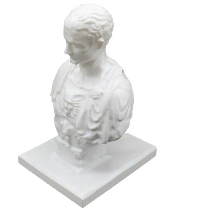 Porta-canetas Resin Caesar Bust Desktop Organizer 1kg