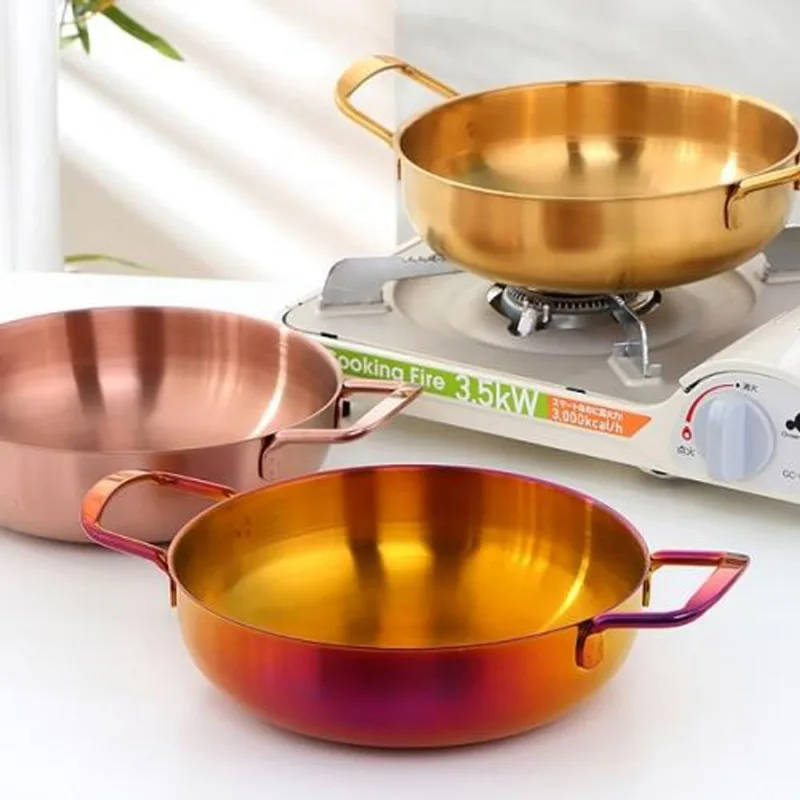 Cacerola 27cm acero oro rosa- rose gold