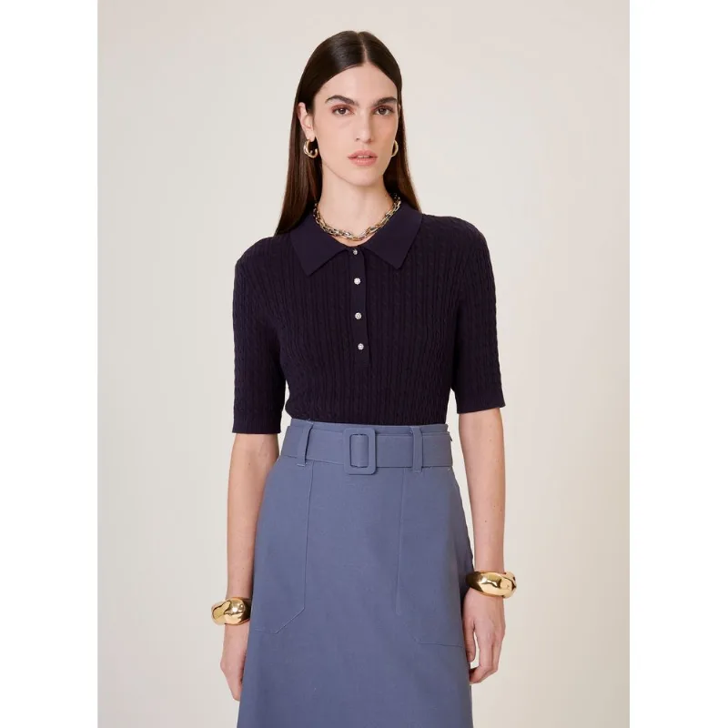 Polo Tricot Bella Dudalina Feminina P