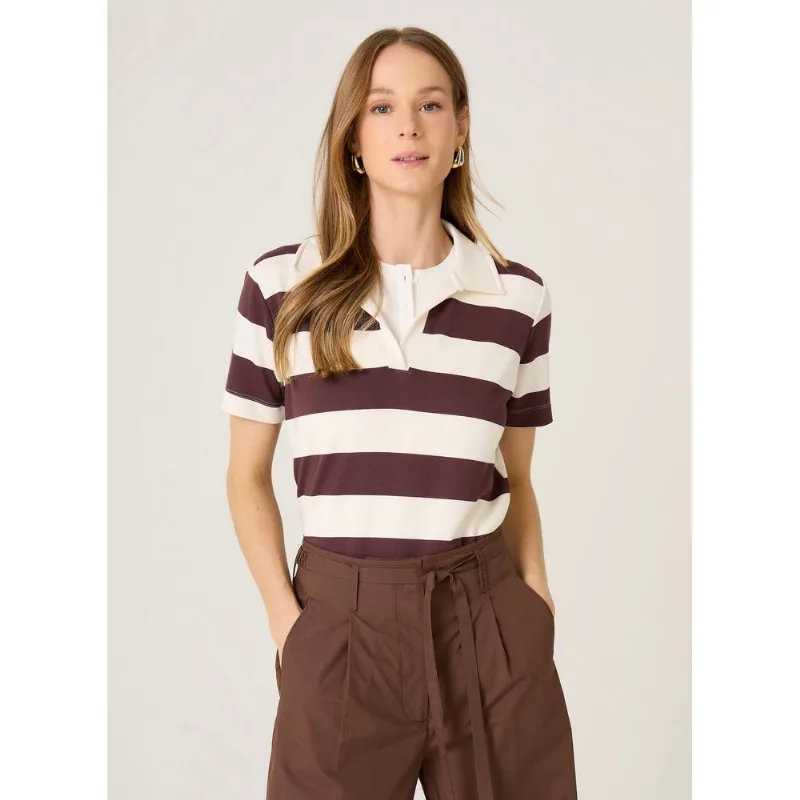 Polo Listrada Fabiola Dudalina Feminina P