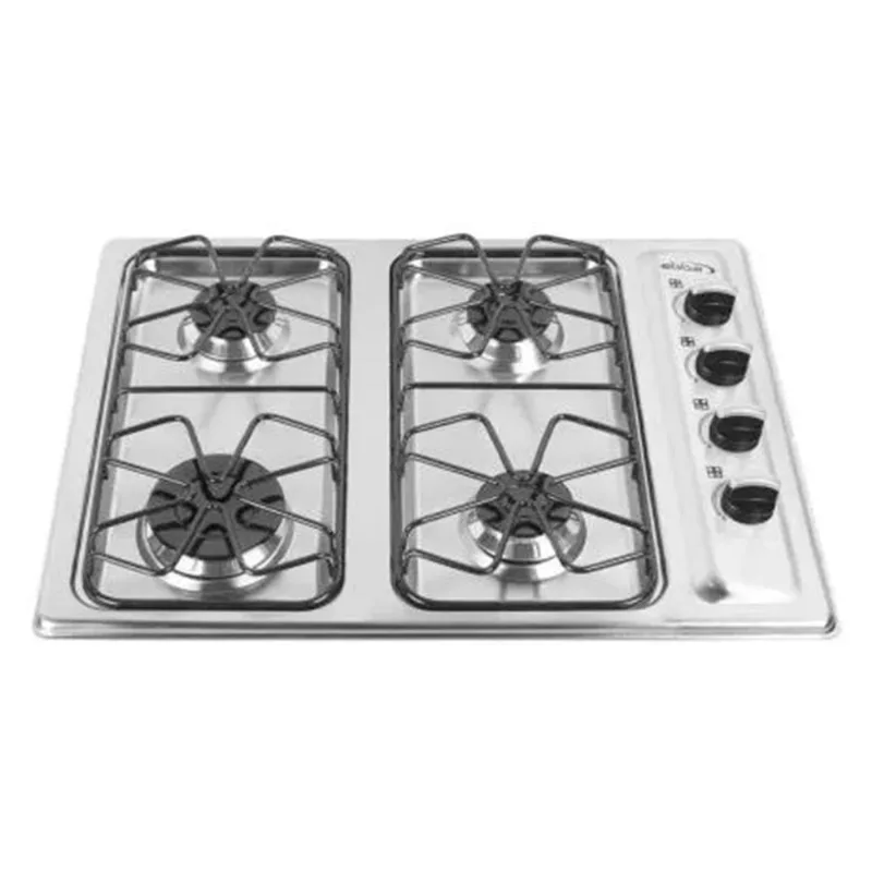 Estufa de Empotrar Abba CG 401-3 EA Gas Natural Acero Inoxidable