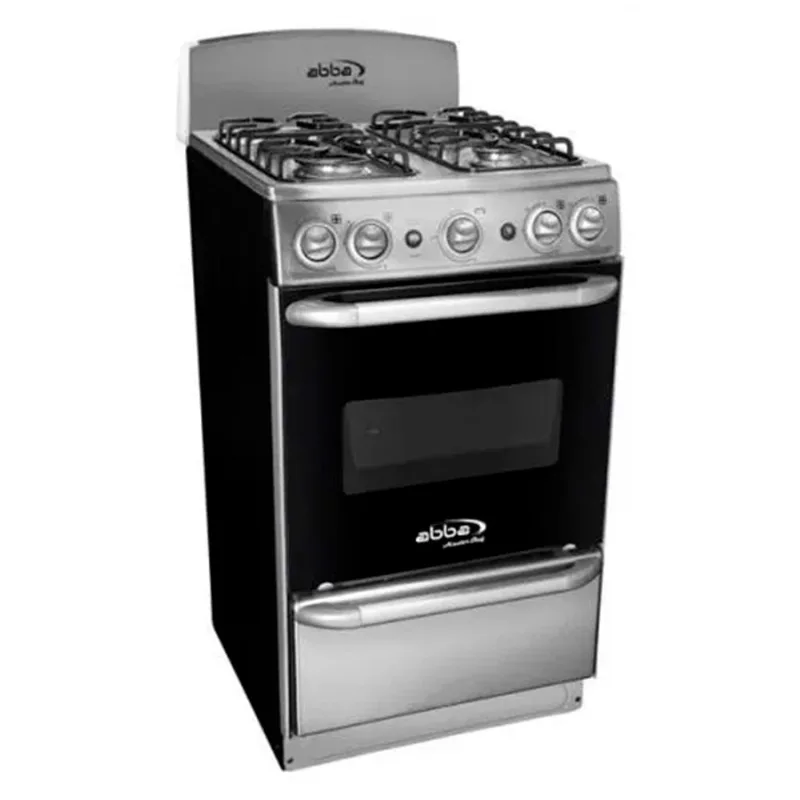 Estufa de Piso con horno gratinador Abba AB2015M N PL Gas Natural 4 puestos calientaplatos