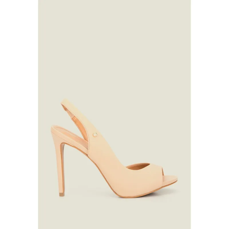 Tacones Collins de cuero para mujer Natural 38