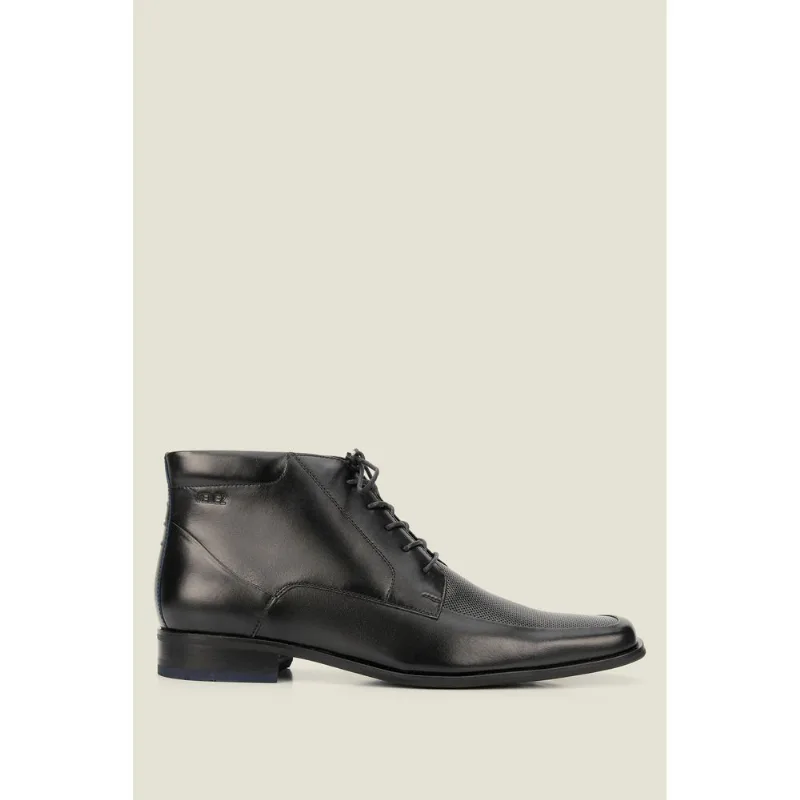 Botas Lancelot de cuero para hombre NEGRO 45