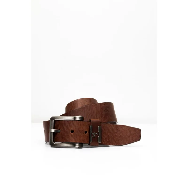 Cinturón unifaz Wrinkle de cuero para hombre MIEL 36