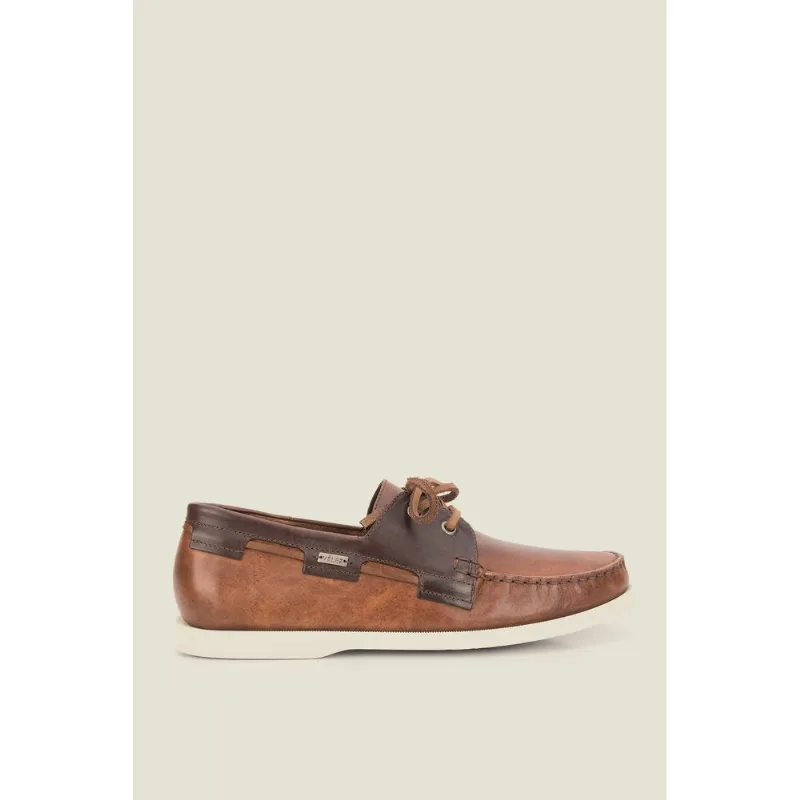 Zapatos Speed de cuero con cordón para hombre Tabaco 38