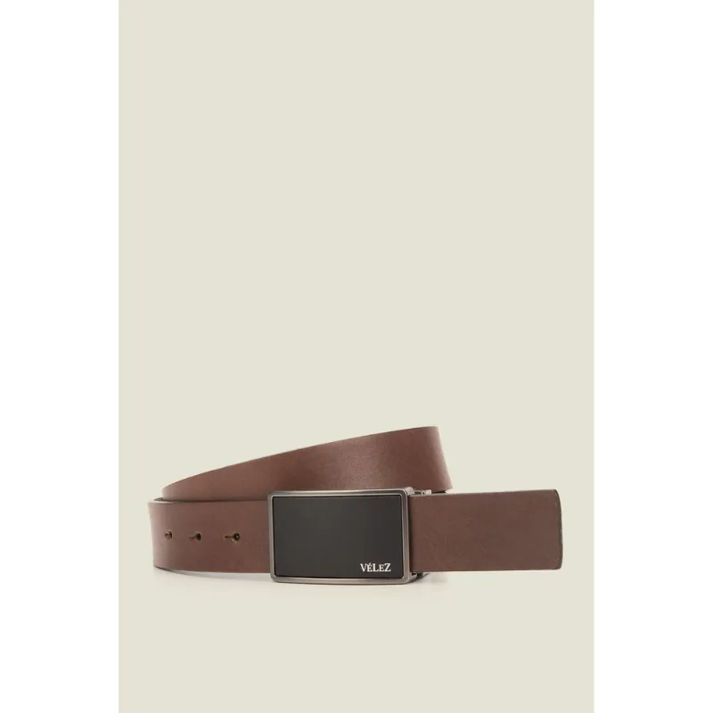 Cinturón doble faz Glitt de cuero para hombre COMBINADO 30